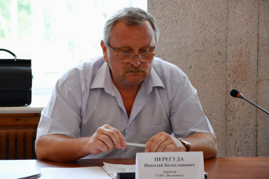 Директор севастопольского ГУП «Водоканал» Николай Перегуда