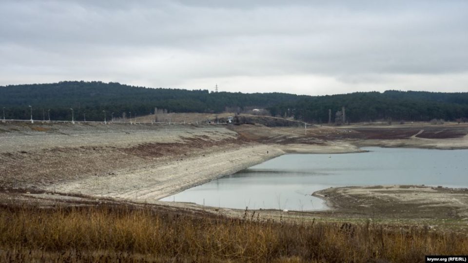 Симферопольское водохранилище сейчас