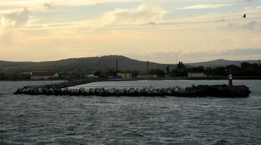 город Керчь, вид с моря