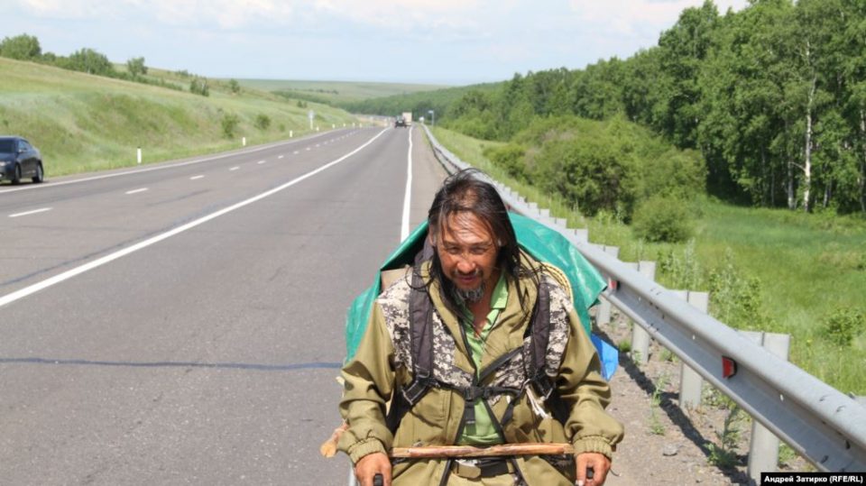 Якутский шаман Александр Габышев