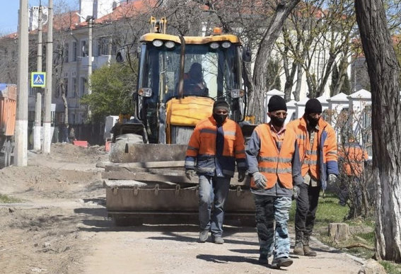 Ремонт улицы Льва Толстого в Севастополе