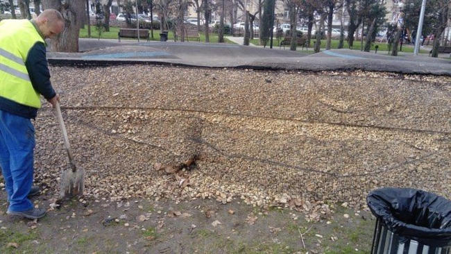 памп-трек в Комсомольском парке Севастополя