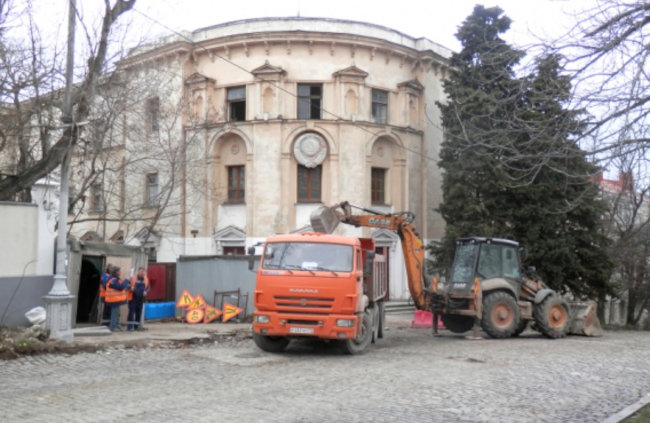 Ремонт улицы Суворова в Севастополе