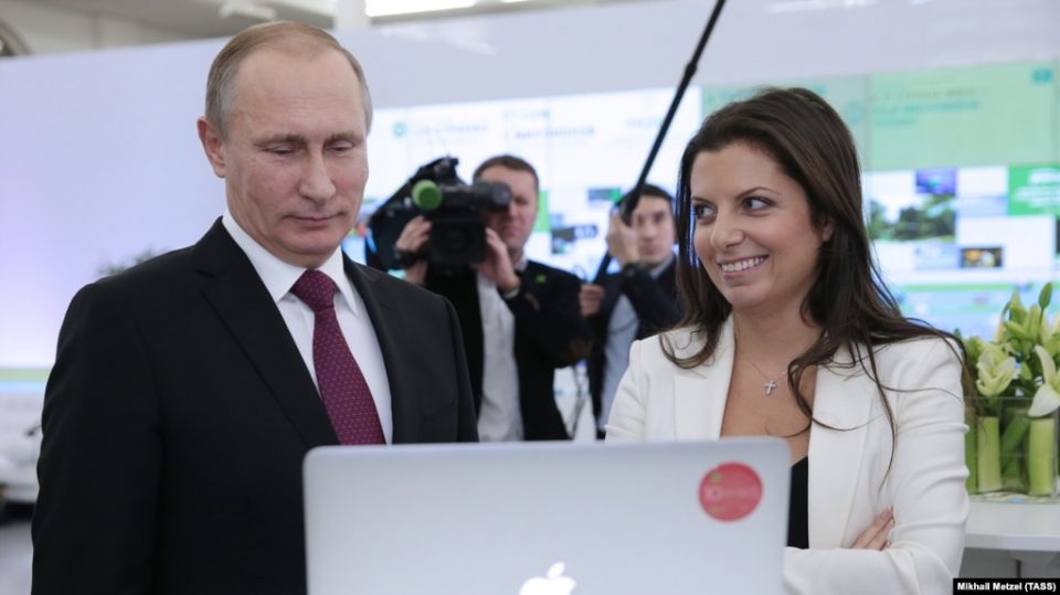 Владимир Путин и Маргарита Симоньян