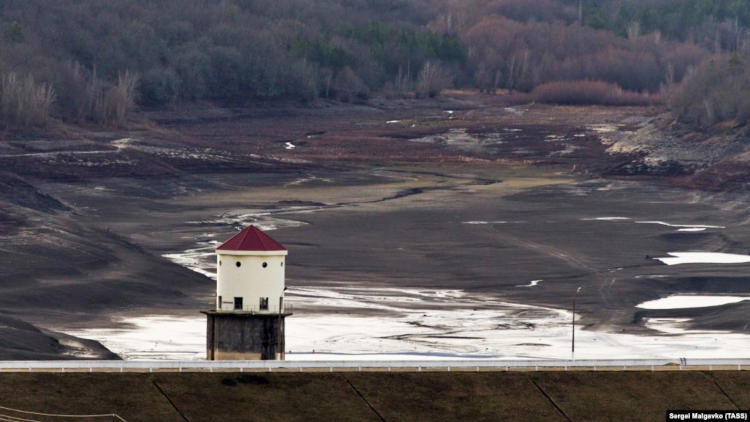 Загорское водохранилище в Крыму