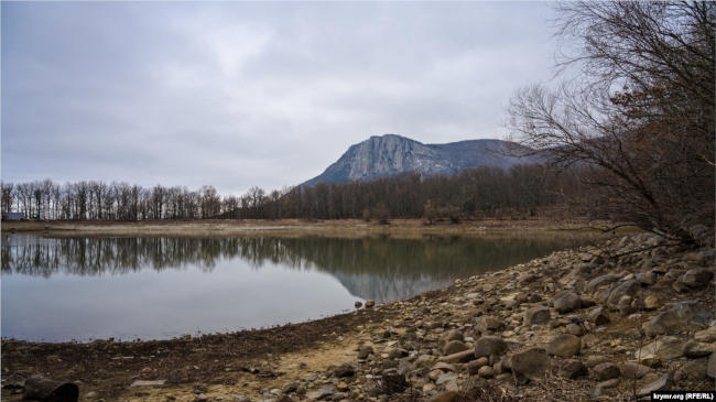 Запас воды в крымских водохранилищах