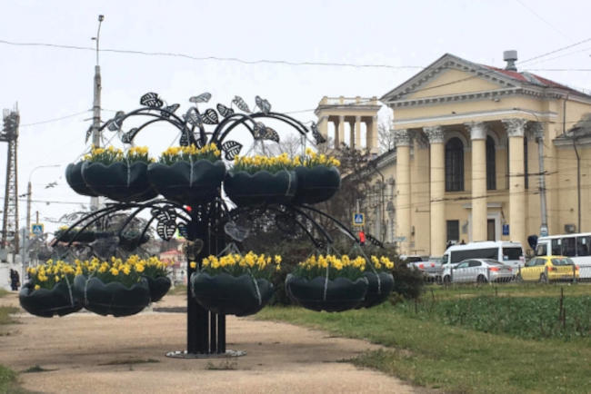Убогие «железные деревья» в Севастополе