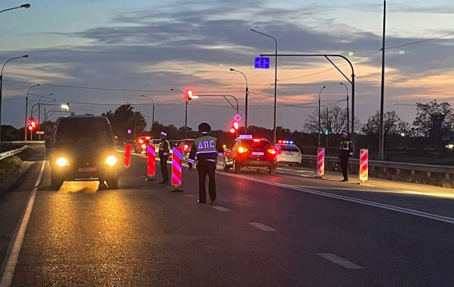 Во время ночного рейда ГАИ Севастополя