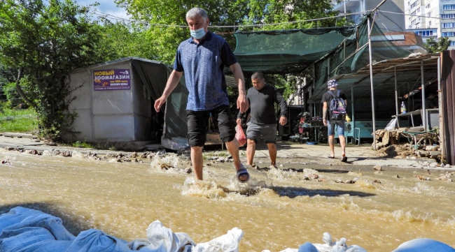 после потопа в Ялте