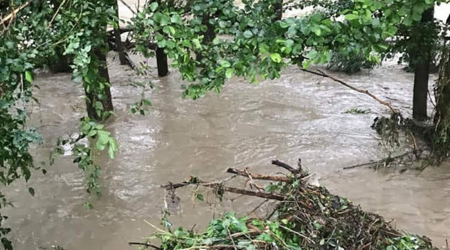 Уровень воды в реке Бельбек