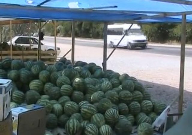 палатка с бахчевыми в Севастополе