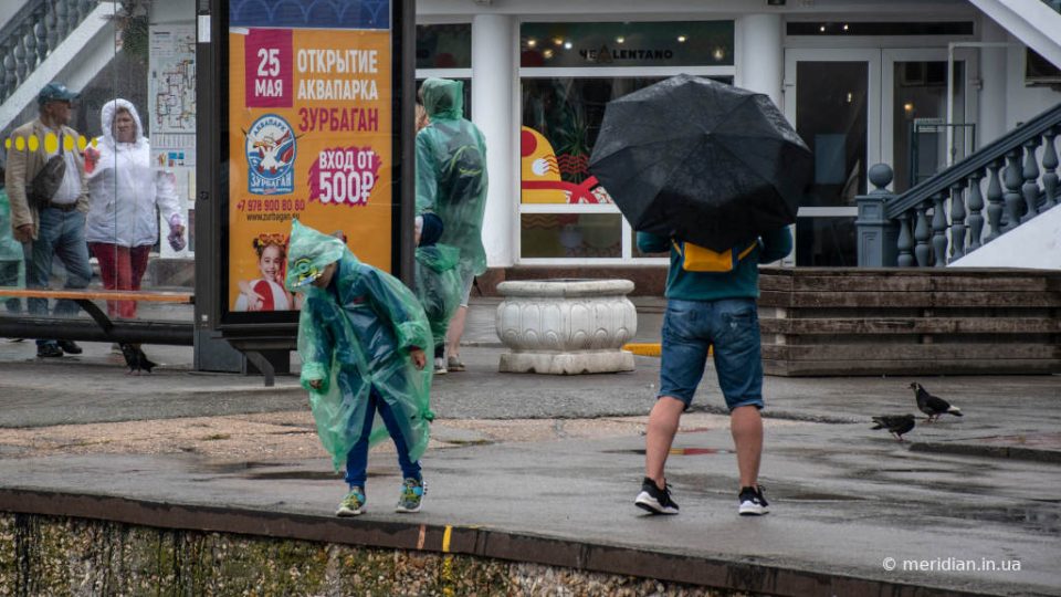 дождь в Севастополе