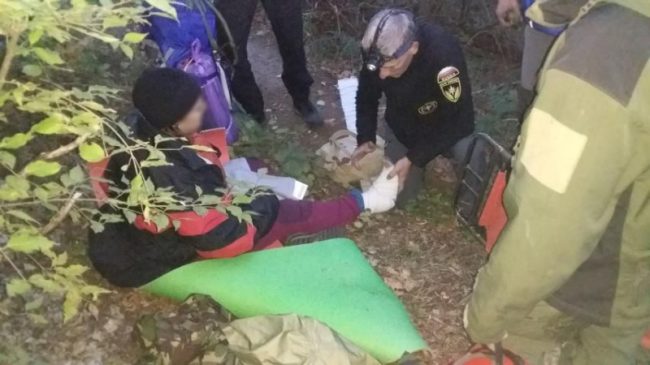 Туристка получила травму в горах Бахчисарайского района