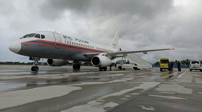 направили бортом санитарной авиации
