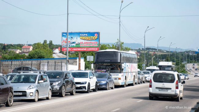 пробка у 5-го км в Севастополе