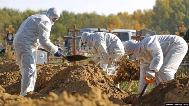 подсчет умерших от коронавируса