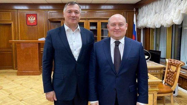 Вице-премьер РФ Марат Хуснуллин в рамках рабочей встречи обсудил с главой Севастополя Михаилом Развожаевым исполнение поручений президента