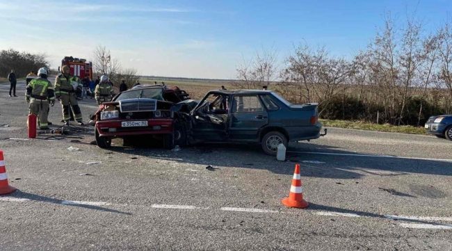 13 ноября в 14.15 на автомобильной дороге (Симферополь - Джанкой вблизи села Краснодольного) водитель (грузового) автомобиля Mercedes 519 cdi не выбрал дистанцию до впереди двигающегося транспортного средства Mercedes 190