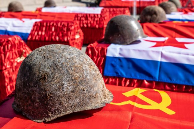 в Севастополе перезахоронили останки воинов