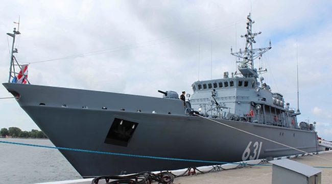 Новый корабль противоминной обороны «Георгий Курбатов» прибыл в главную базу Черноморского флота – Севастополь