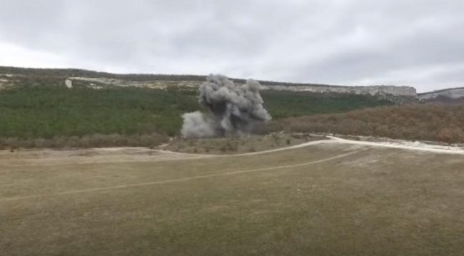 В Севастополе ликвидировали одновременно 28 боеприпасов времен Второй мировой войны