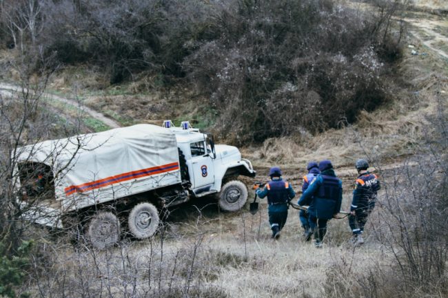 В Инкермане провели спецоперацию по вывозу 50-килограммовой бомбы