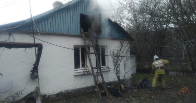 пожар в с. Изобильное Нижнегорского района