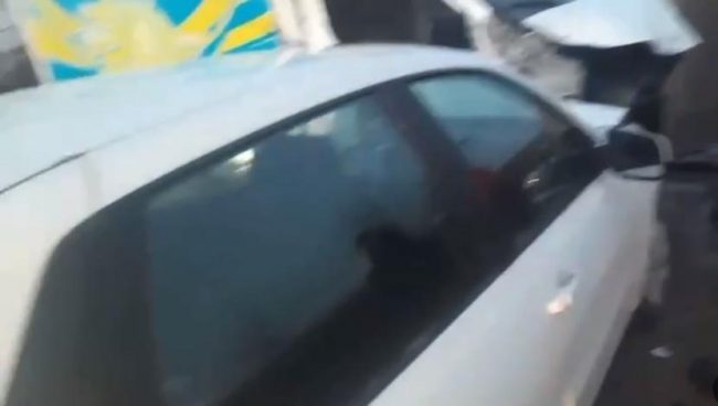 На трассе Саки-Симферополь в районе села Червоное произошло массовое ДТП с участием двух легковых автомобилей и грузовика