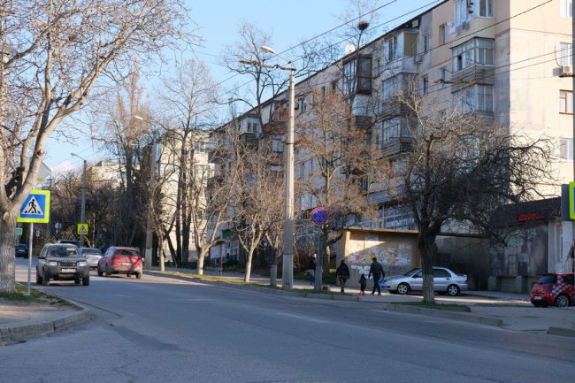 В Севастополе проспект Победы