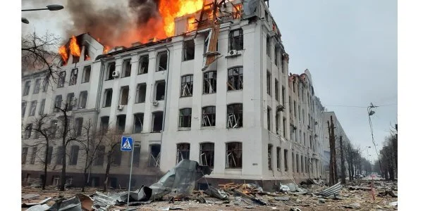 продолжение обстрела украинских городов