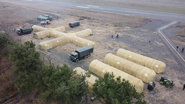 Российские войска развернули военные госпитали