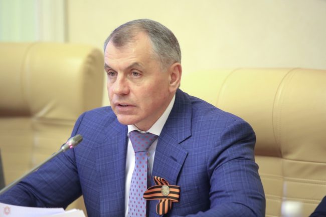 спикер российского парламента Крыма Владимир Константинов