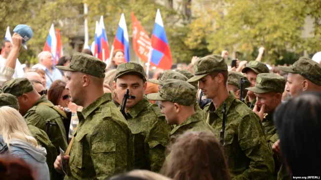 отправка на войну в Севастополе