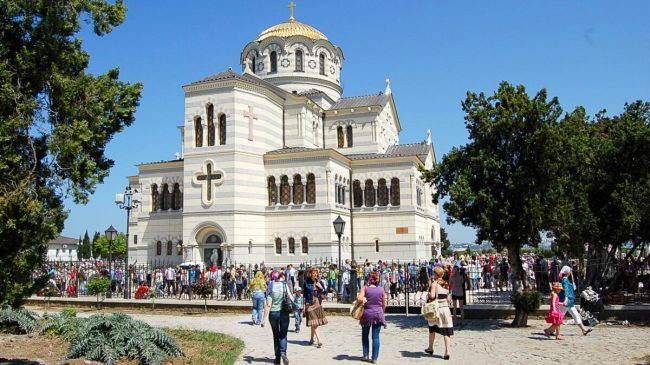 пасха в Севастополе, Херсонес