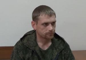 Задержанный на Донбассе Владимир Старков, который называет себя майором Вооруженных сил России