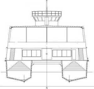 судно катамаранного типа - проект