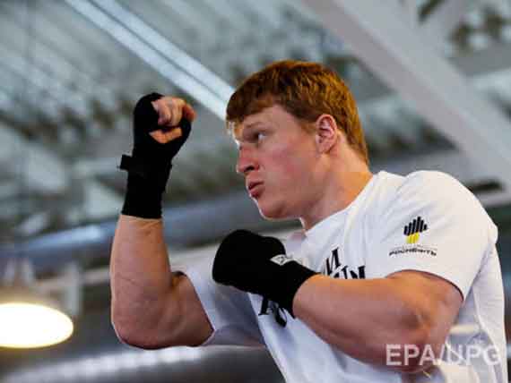 Российский профессиональный боксер Александр Поветкин