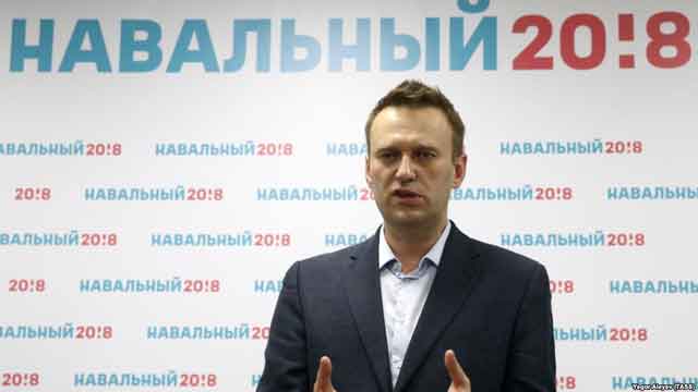 лава российского Фонда борьбы с коррупцией Алексей Навальный