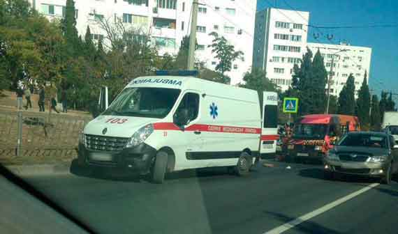 Авария случилась на улице Вакуленчука