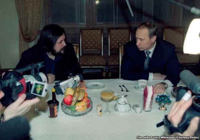 Владимир Путин с Виталием Манским, 6 марта 2000 года