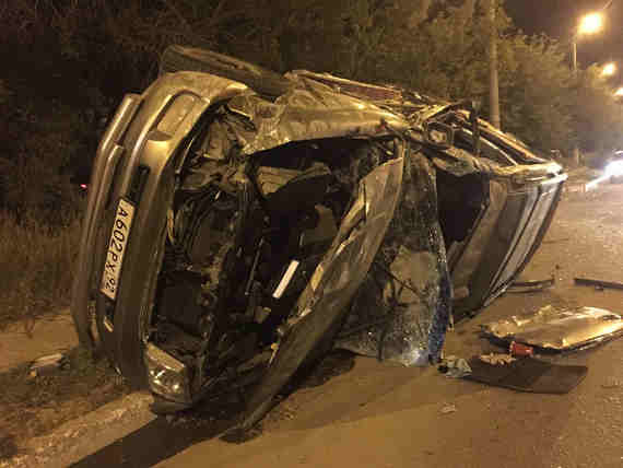 В ДТП на улице Хрусталёва в Севастополе пострадала девушка-пассажир. Она госпитализирована. Авария произошла сегодня ночью