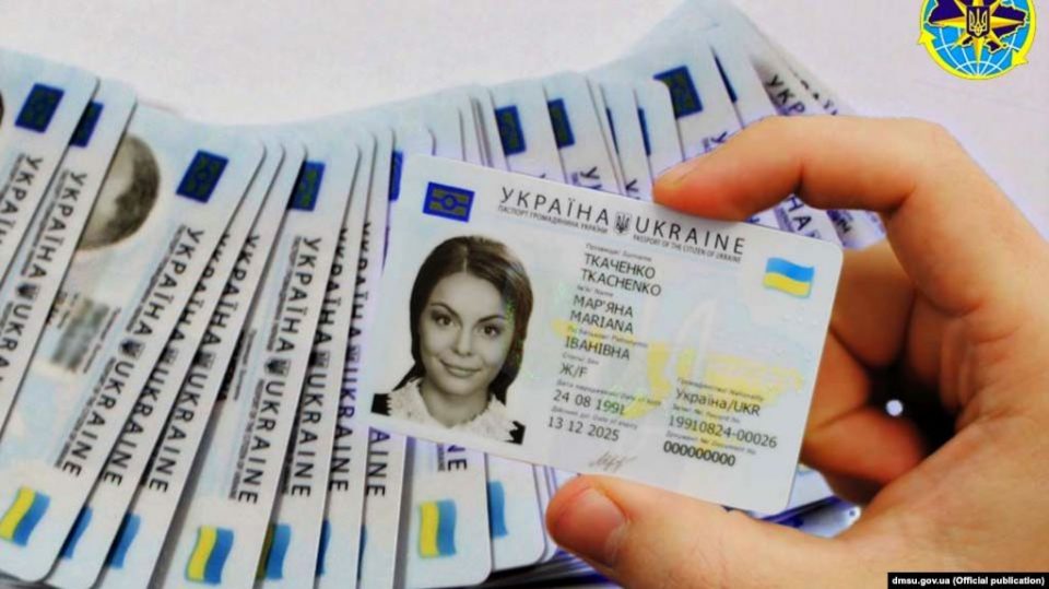 биометрические паспортные документы Украины