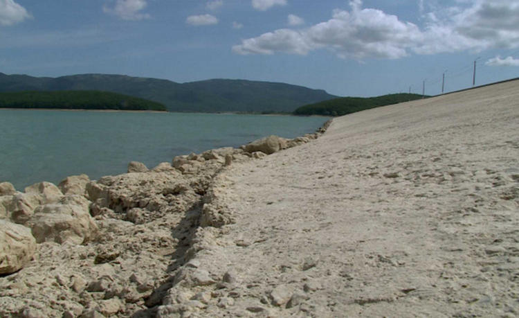 Чернореченское водохранилище заполнено почти на треть