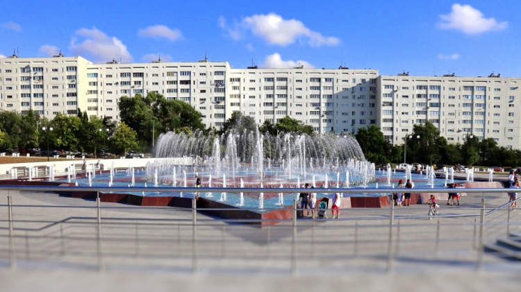 фонтан в Парке Победы в Севастополе
