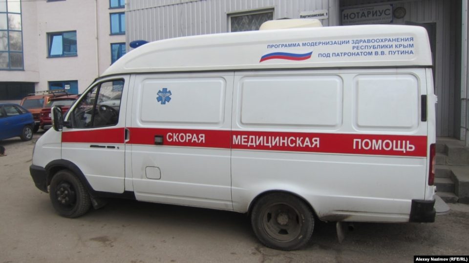 карета скорой медицинской помощи в Крыму