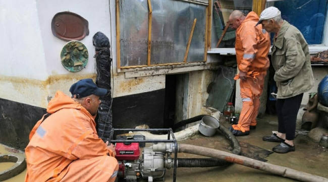 подъем уровня воды в реках Крыма