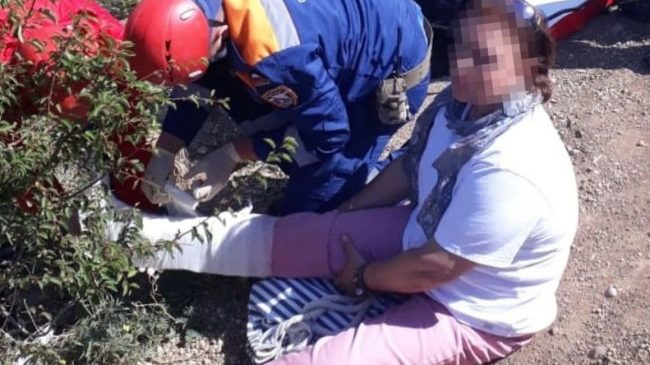 поступила информация о женщине, получившей травму ноги на Большой севастопольской тропе в Балаклавском районе