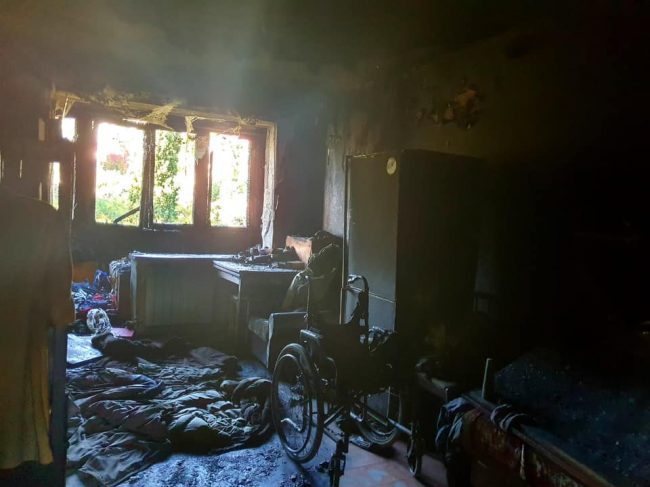 Инвалид погиб в горящей квартиры в Ялте