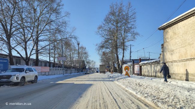 обстановка на дорогах заснеженного Севастополя