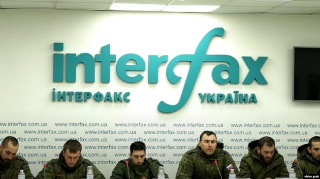 В Киеве 19 марта в агентстве «Интерфакс-Украина» проходит пресс-конференция пленных российских военных из Крыма